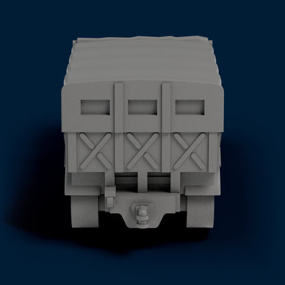Sd.Kfz. 9 Open Front Closed Back Miniature