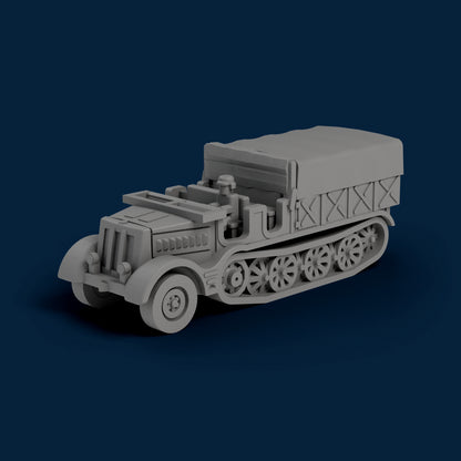 Sd.Kfz. 9 Open Front Closed Back Miniature