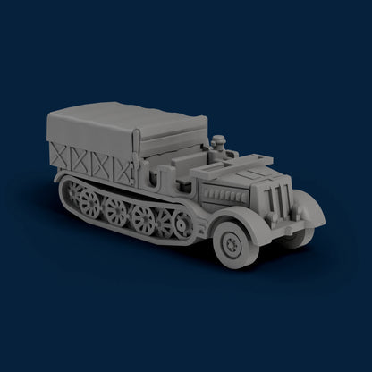 Sd.Kfz. 9 Open Front Closed Back Miniature