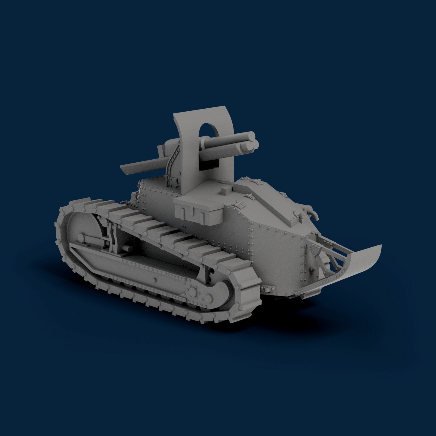 Semovente 105-14 Scafo Renault FT Miniature