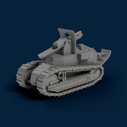 Semovente 105-14 Scafo Renault FT Miniature
