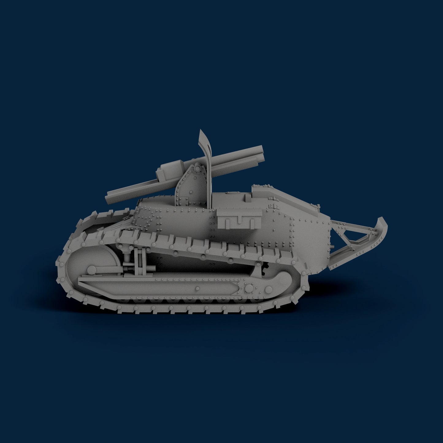 Semovente 105-14 Scafo Renault FT Miniature