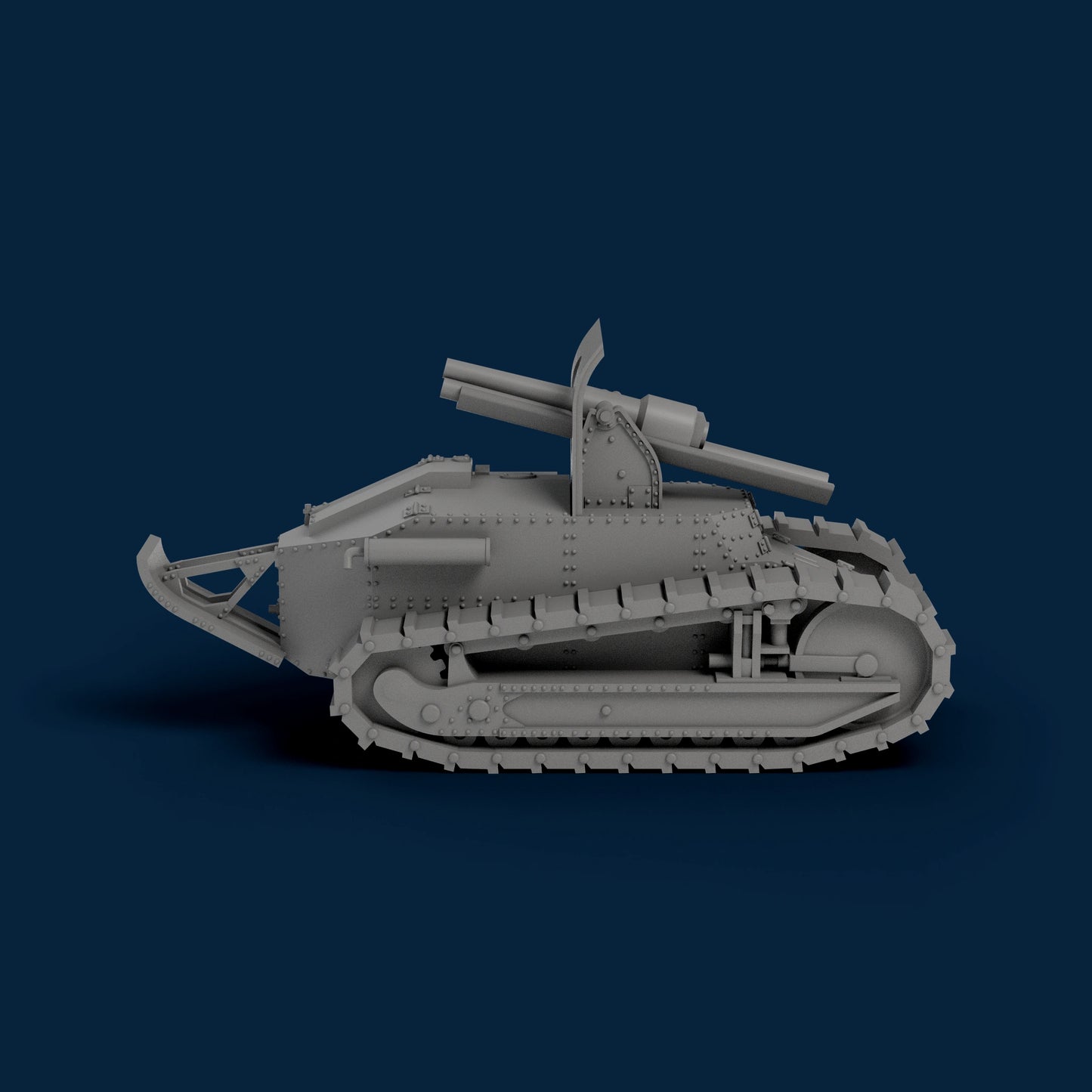 Semovente 105-14 Scafo Renault FT Miniature