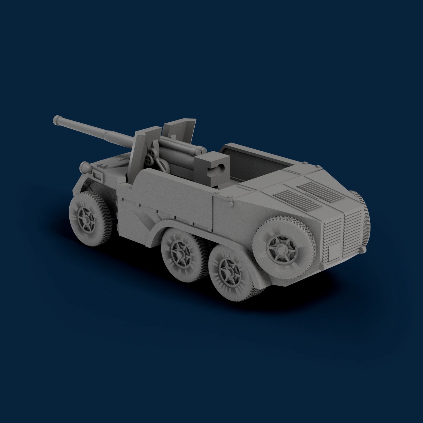 Semovente Ruotato da 90/53 Breda 501 Miniature