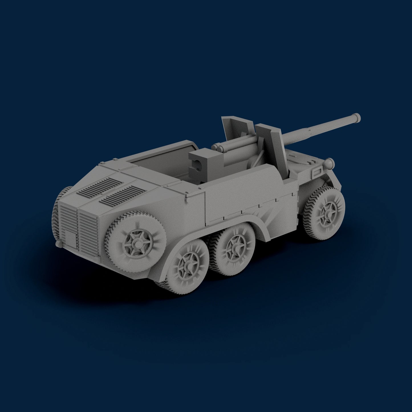 Semovente Ruotato da 90/53 Breda 501 Miniature