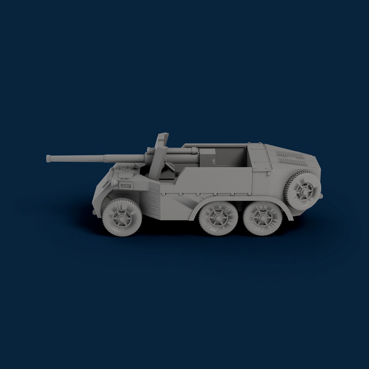 Semovente Ruotato da 90/53 Breda 501 Miniature