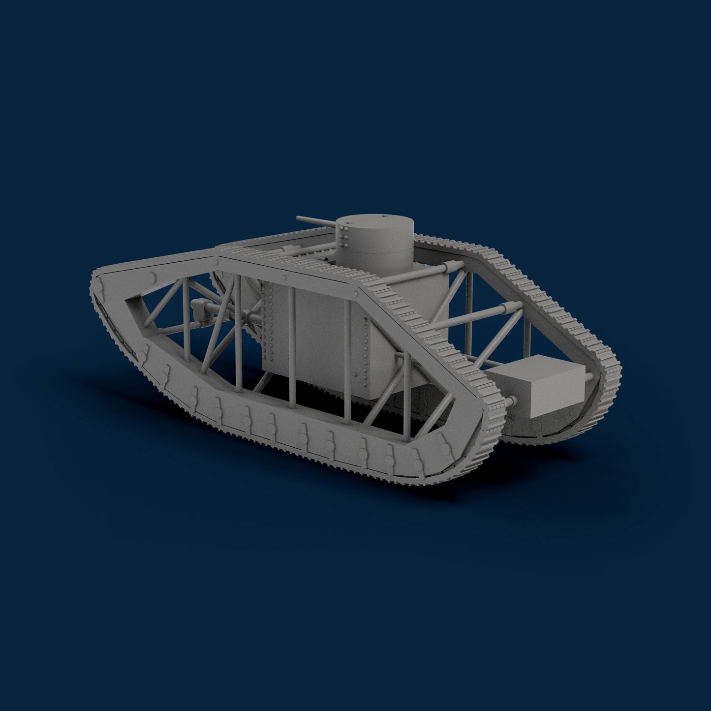 Skeleton Tank Miniature