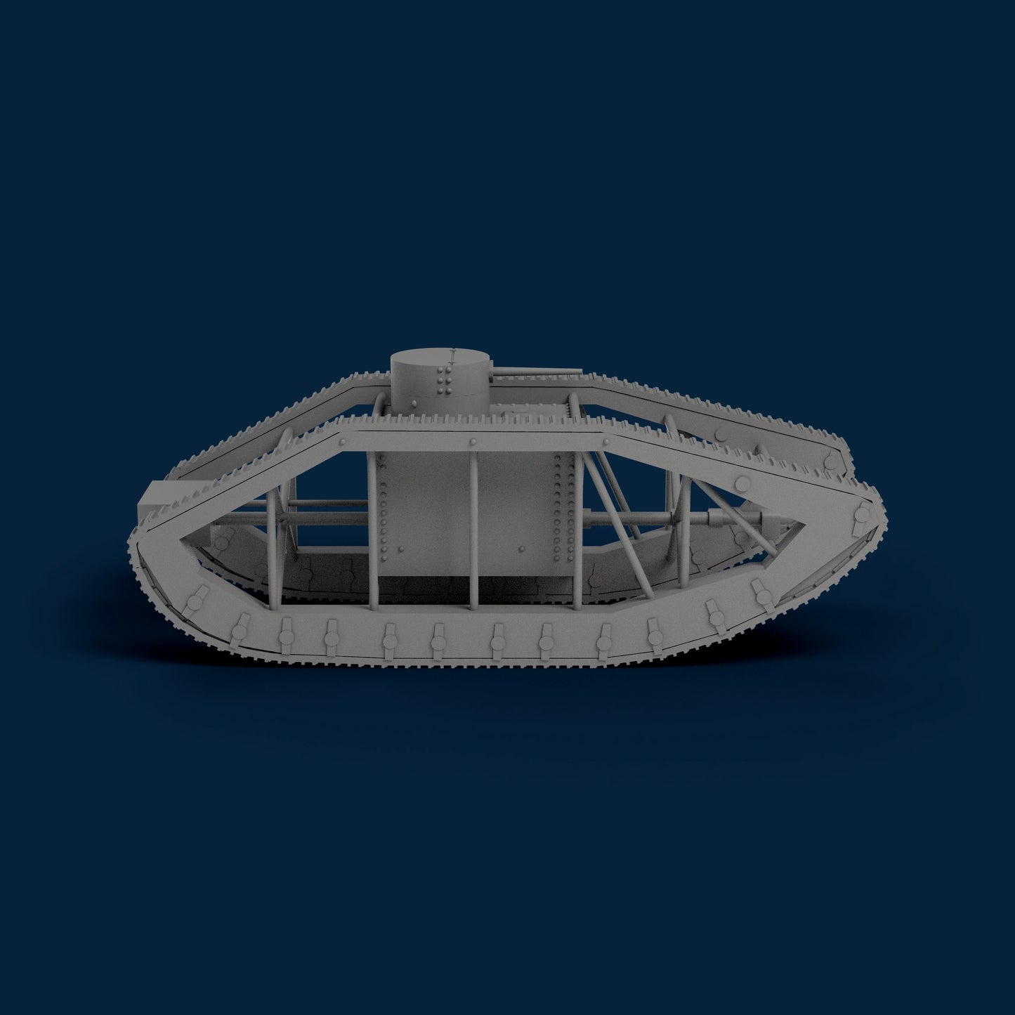 Skeleton Tank Miniature