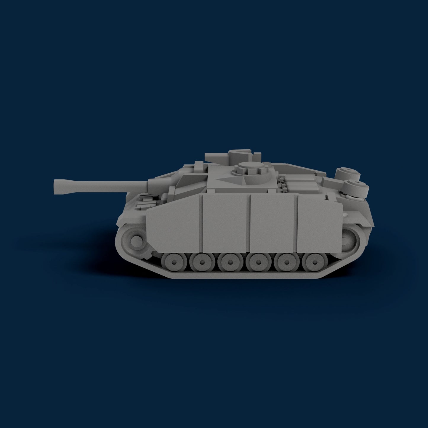 StuG III Late With Sideskirts Miniature