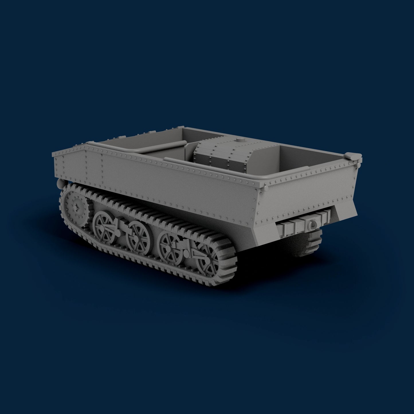 Vickers Light Dragon Artillery Tractor Miniature